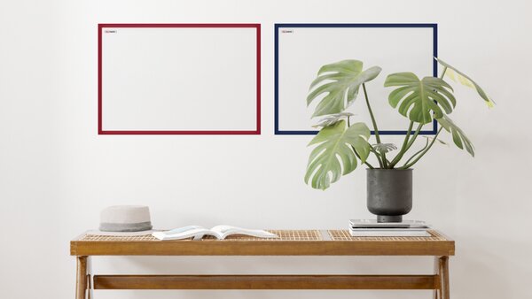 ALLboards COLOR TM64DB magnetická tabule 60 x 40 cm