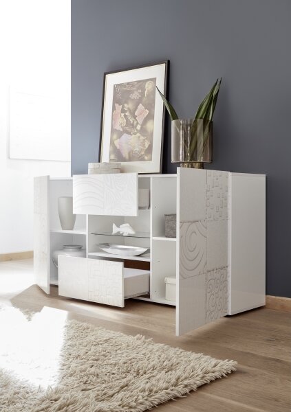 Komoda ARIA 181x84x43cm bílá