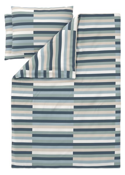 Livarno® Ložní povlečení z mikrovláknitého saténu, 240 x 220 cm, 70 x 90 cm (pruhy) (100405917003)