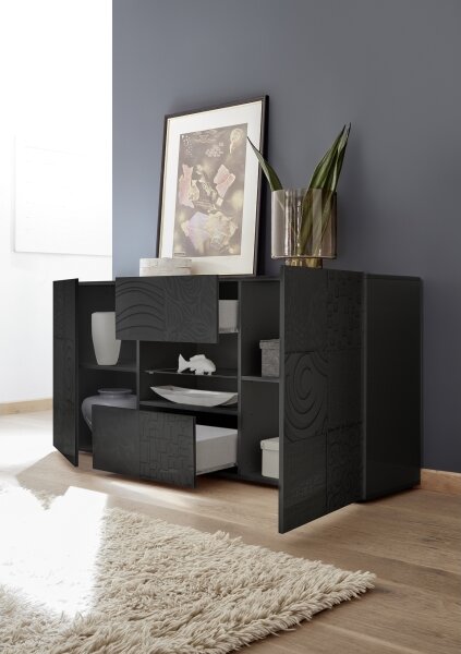 Komoda ARIA 181x84x43 cm antracit