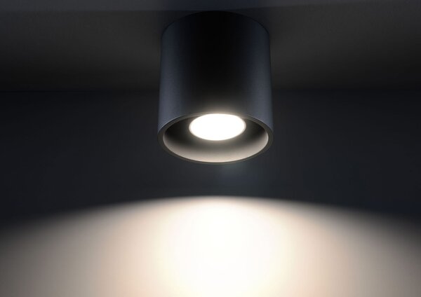 Sollux Lighting Orbis stropní světlo 1x40 W černá SL.0016
