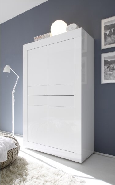 Komoda NERILA 102x162x43 cm bílá
