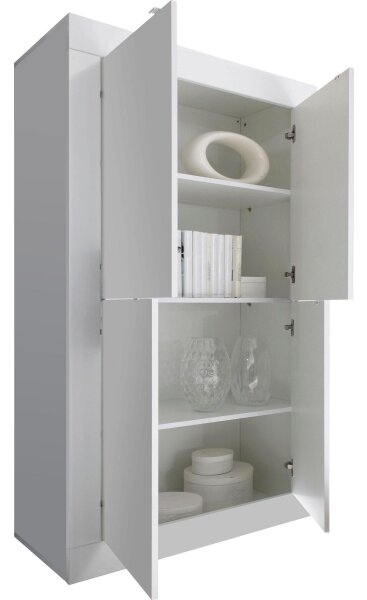 Komoda NERILA 102x162x43 cm bílá