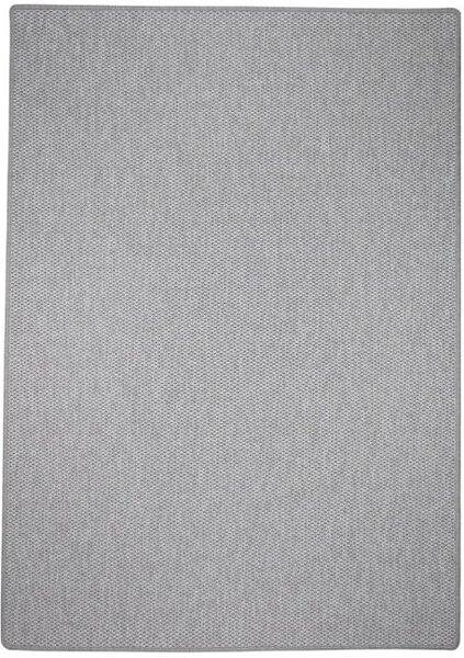 Kusový koberec Natura 3421 - stříbrný (bordura) - 80x150