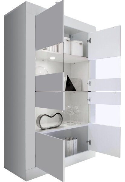 Komoda NERILA 102x162x43 cm bílá