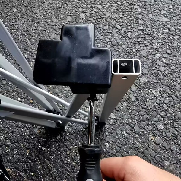 BRIMO Nůžkový párty stan EXCLUSIVE ALU 3x6 m bez stěn béžový