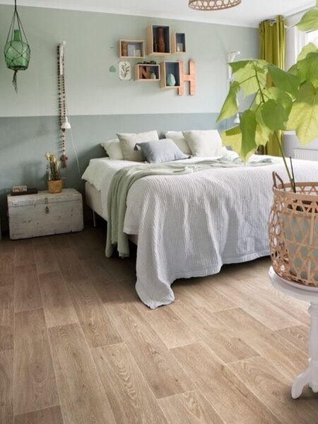 Zátěžové lino Tex 380 Nevada Oak 544