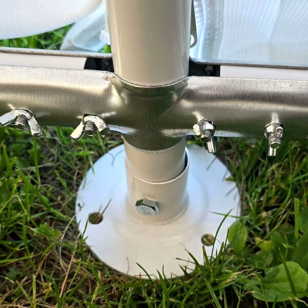 BRIMO Párty stan 6x6 m PVC bílý