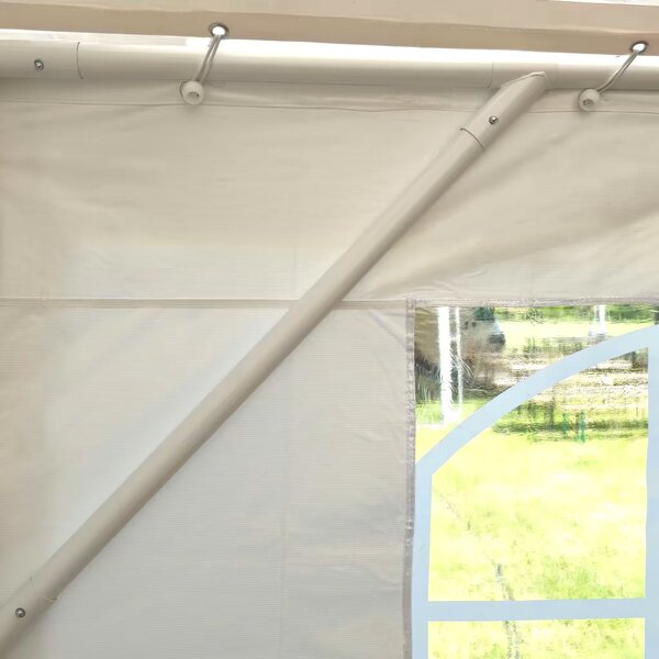 BRIMO Párty stan 6x12 m PVC bílý