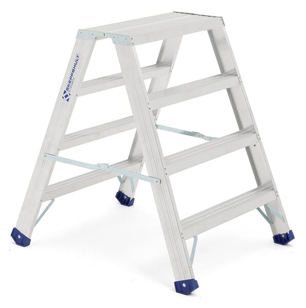 AJ Produkty Skládací schůdky CREST, 4 příčky, výška 945 mm