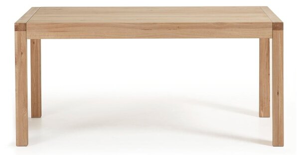 Dubový rozkládací jídelní stůl Kave Home Vivy, 180 x 90 cm