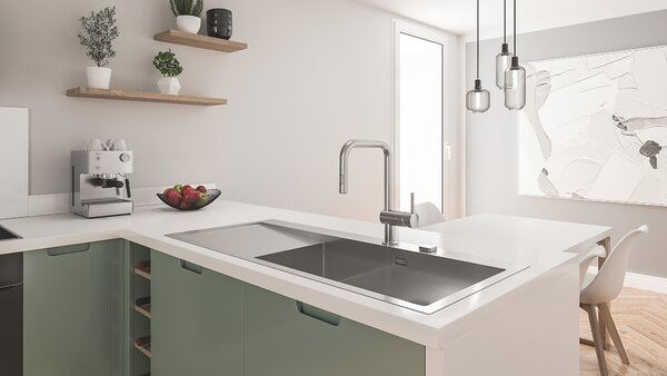 Grohe K1000 ocelový dřez 116x52 cm 31582SD1