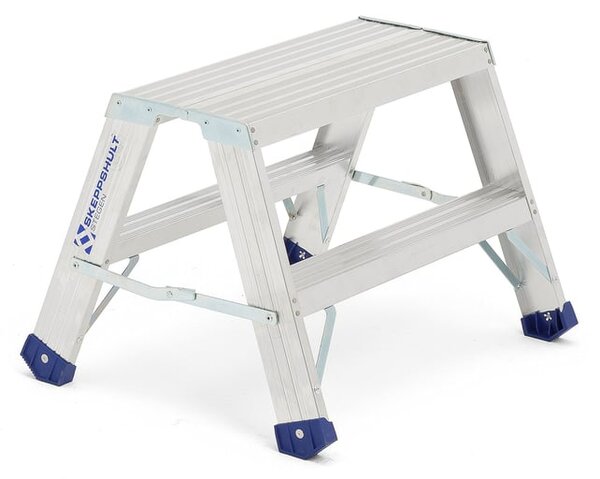 AJ Produkty Skládací schůdky CREST, 2 příčky, výška 475 mm