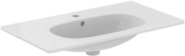 Ideal Standard Tesi umyvadlo 82.5x45 cm obdélníkový klasický-nábytkový-s pultem bílá lesk T350901