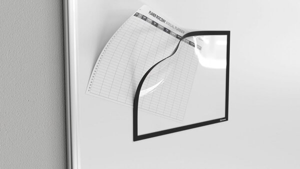 Allboards, A4 magnetická kapsa černá-sada 5 kusů, KPL5-RMA4BK