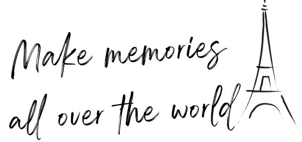 Obraz - Make memories (70x50 cm)