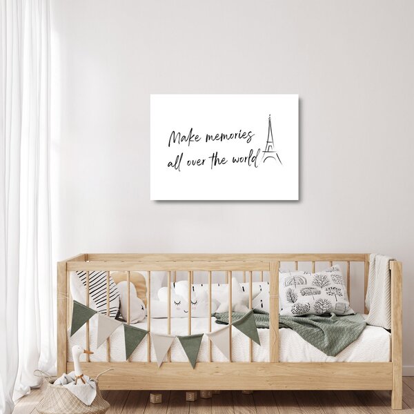 Skleněný obraz - Make memories (70x50 cm)
