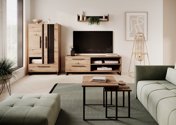 ADRK Furniture Konferenční stolek 2v1 ARIA CT-ARI-60-50-A_B