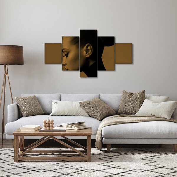 Obraz - Žena z profilu (125x70 cm)