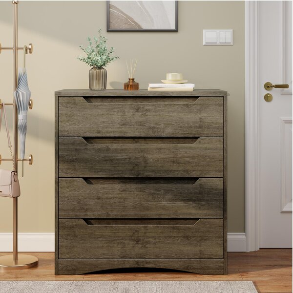Bealife AP22 Komoda se 4 zásuvkami - 70x40x80 cm, do ložnice a obývacího pokoje, moderní úložná komoda