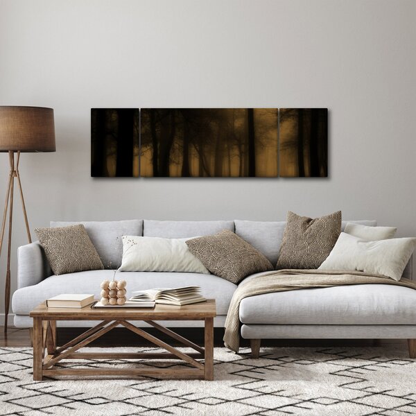 Obraz - Temný les (170x50 cm)