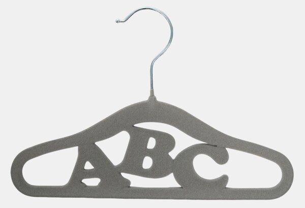 Sinsay - Dětská ramínka s nápisem ABC 10 pack - šedá