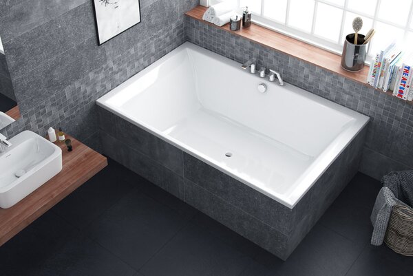 Excellent Crown Lux obdélníková vana 190x120 cm bílá WAEX.CRO19WH