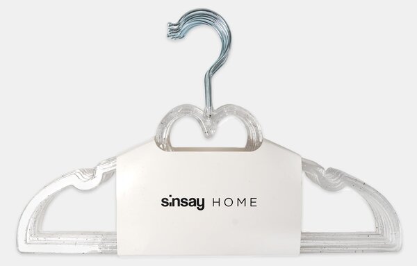 Sinsay - Ramínka s motivem srdce 10 pack - bílá