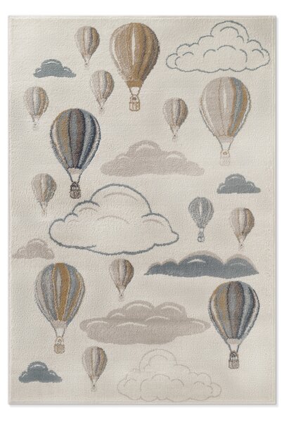Hanse Home, Dětský koberec Adventures 106209 Cream Multicolor, 120x170, vícebarevná, dětský pokoj