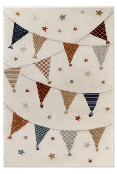Hanse Home, Dětský koberec Adventures 106211 Cream Multicolor, 120x170, vícebarevná, dětský pokoj