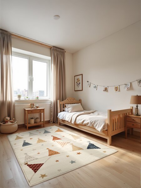 Hanse Home, Dětský koberec Adventures 106211 Cream Multicolor, 120x170, vícebarevná, dětský pokoj