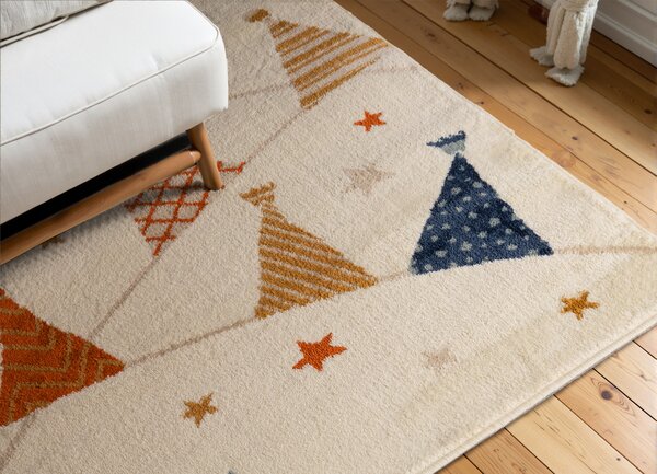 Hanse Home, Dětský koberec Adventures 106211 Cream Multicolor, 120x170, vícebarevná, dětský pokoj