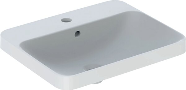 Geberit Variform umyvadlo 55x45 cm obdélníkový zápustný bílá lesk 500.741.01.2