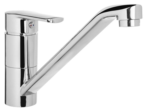 Invena Verso, stojánková dřezová baterie s otočnou výlevkou 215 mm, chromová, INV-BZ-82-002-C