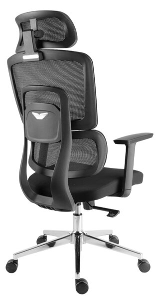 Kancelářská ergonomická židle Neoseat GARY — černá, nosnost 150 kg