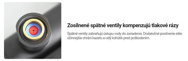 Deante Cascada, termostatická sprchová baterie, titanová, DEA-BCH_D4BT