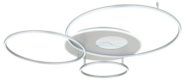Globo 48466-70A - LED Stm. stropní svítidlo INVERTINA LED/70W/230V stříbrná + DO