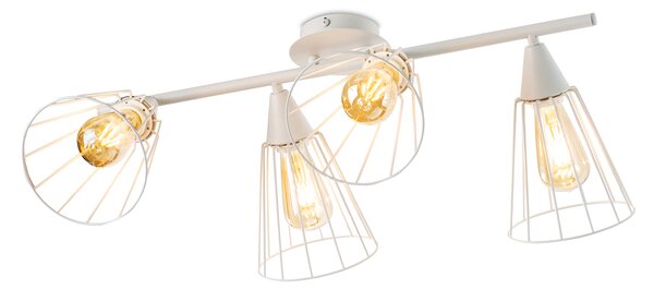 Light for home - Přisazený lustr 40544 "MATRIX", 4x60W, E27, Bílá