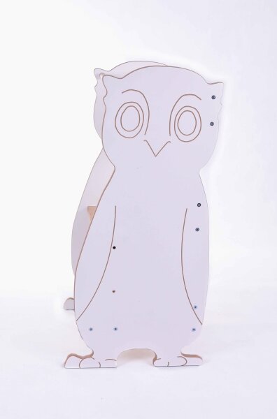 Učící věž OWL bílá/javor