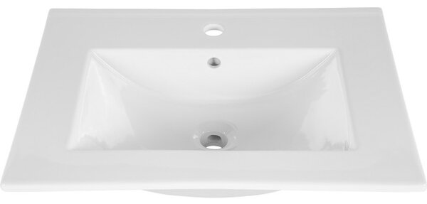 Comad Koupelnová skříňka Fiji Lava se zápustným umyvadlem 60 cm bílá/dub coast evoke