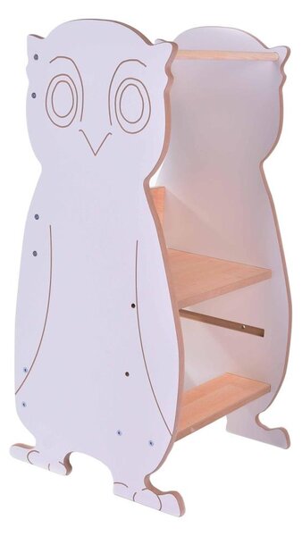 Učící věž OWL bílá/javor