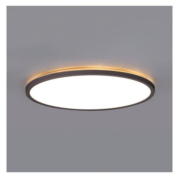 LED Koupelnové stropní svítidlo NIVERA LED/12W/230V IP54 pr. 22,5 cm černá