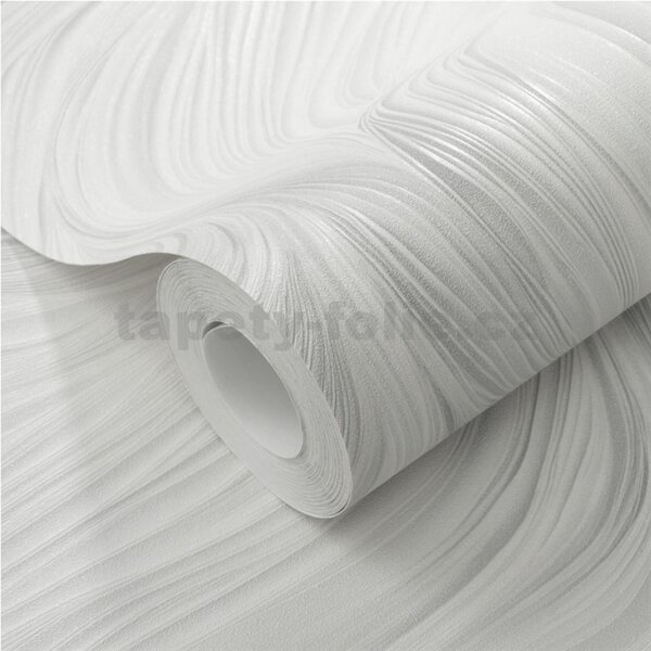Vliesové tapety na zeď GMK Fashion for walls 5 10522-31, rozměr 10,05 m x 0,53 m, jemné vlnovky šedo-bílé, Erismann