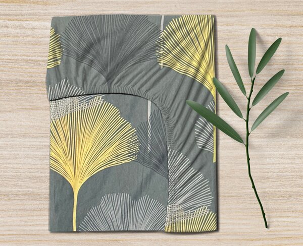 Ervi Bavlněné napínací prostěradlo - Botanic Luxe