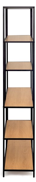 Noela Knihovna regál asymetrická ARCANA 185x77 přírodní