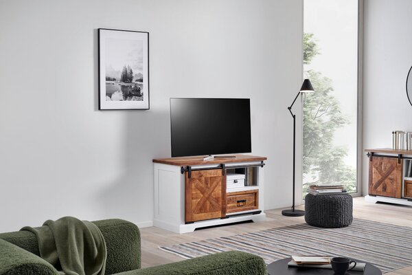 KOMODA POD TELEVIZI, bílá, 105/63/45 cm MID.YOU - Online Only TV příslušenství, Online Only