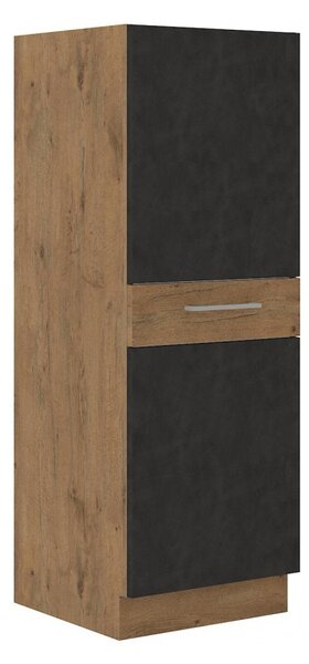 Kuchyňská skříňka se skrytými šuplíky VANYA - šířka 50 cm, matera / dub lancelot