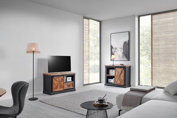 KOMODA POD TELEVIZI, šedá, 105/63/45 cm MID.YOU - Online Only TV příslušenství, Online Only