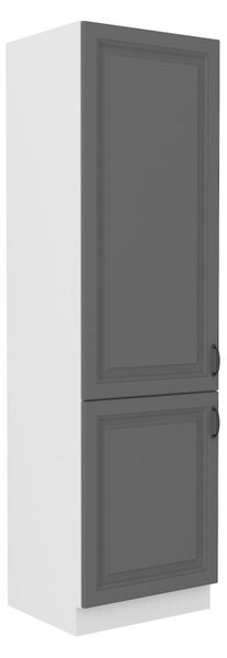 Potravinová skříň SOPHIA - šířka 60 cm, šedá / bílá