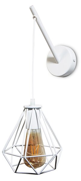 Light for home - Nástěnné svítidlo 40822 "BRILLIANT", 1x60W, E27, Bílá